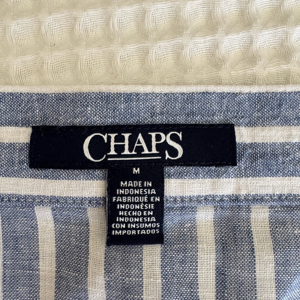Striped Blue Skirt - Chaps Ralph Lauren - Picture 4 of 6